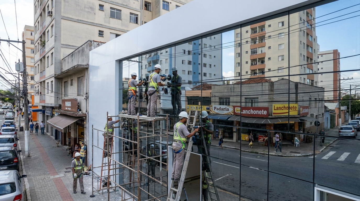 Fechamentos em Vidro em Praia Grande‑SP