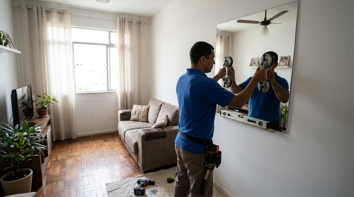 Revestimento Espelhado em Praia Grande‑SP